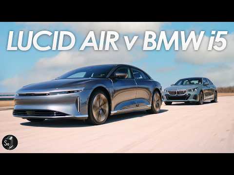 Thumbnail for Lucid Air vs BMW i5 | Worth The Money? by BMW i5