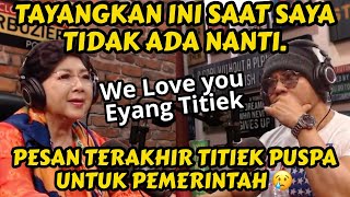 Download lagu TITIEK PUSPA, SAYA CAPEK NGOMONG INI, TIDAK DIDENGAR... (Video ini Blum pernah tayang) mp3