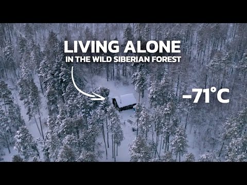 Living Alone in the Wild Siberian Forest for 20 years (-71°C, -96°F) Yakutia