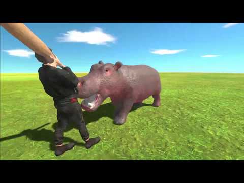 HIPPO vs EVERY HUMAN (Animal Revolt Battle Simulator)