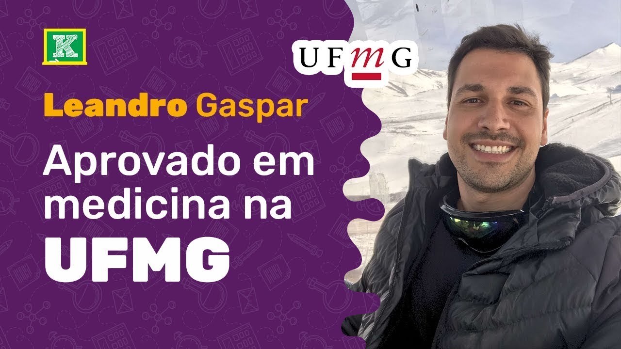 APROVADO em Medicina na UFMG - LEANDRO GASPAR | Entrevista com Aprovado