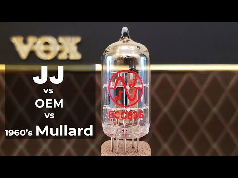 Guitar Amp Tube Comparison JJ Mullard valves - #Comparison