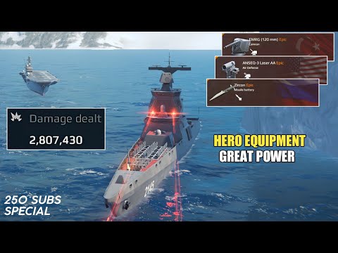 RF Project 2145 with full Zircon scoring 2.8 million damage & 5 kills in online | Modern Warships