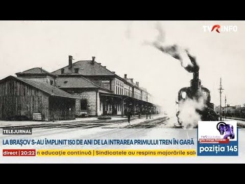 150 de ani de la intrarea primului tren în Gara Brașov