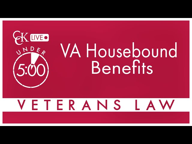 VA Housebound Benefits: Special Monthly Compensation