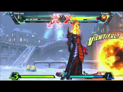 UMVC3: Crizzle vs Chris Lee - Double KO