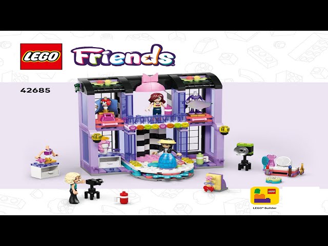Vídeo relacionado con LEGO Friends Heartlake City Fashion Show - Juego de Vestir Muñecas con 3 Personajes, Pasarela, Ropa y Accesorios de Moda Personalizables Inc. Faldas y Abrigos - Regalo para Niñas de 7+ Años - 42685