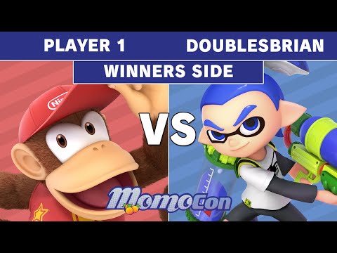 Momocon 2019 Player -1 (Diddy Kong) vs DoublesBrian (Inkling) Winners Pools - Smash Ultimate