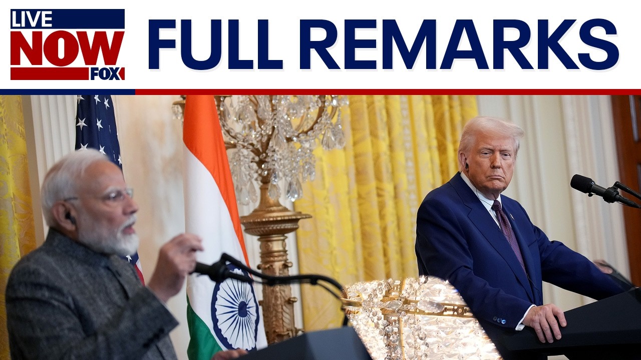 President Trump, Indian Prime Minister Modi hold joint press conference | LiveNOW from FOX