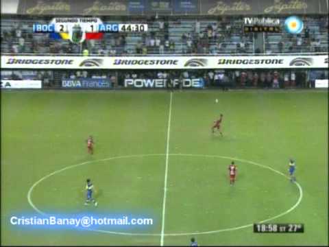 Gol Increible fallado por Santago Silva vs Argentinos Jrs (2-1) (7/4/2012)