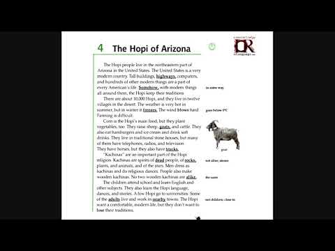 Facts and Figures - Unit 6: Interesting People of the World -  Lesson 4: The Hopi of Arizona