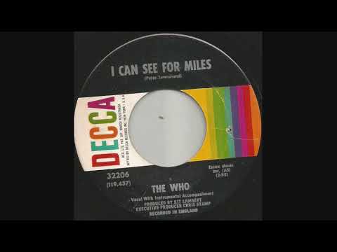 1967 I Can See For Miles - The Who (mono 45 rpm)