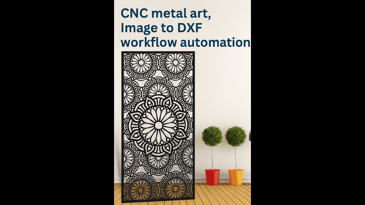 Image to DXF workflow automation