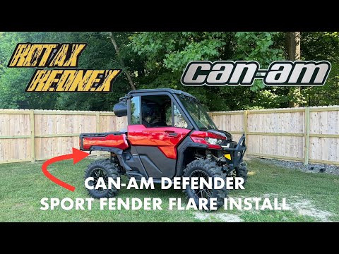 CAN-AM DEFENDER (SPORT FENDER FLARE INSTALL)