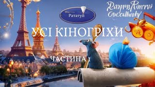 Усі кіногріхи мультфільму: «Рататуй» українською. Частина 1
