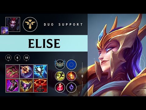 Elise Support vs Nautilus - EUW Challenger Patch 25.24