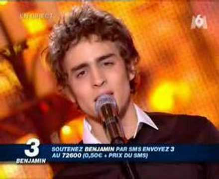 NOUVELLE STAR 2008 - BENJAMIN "A SONG FOR YOU"