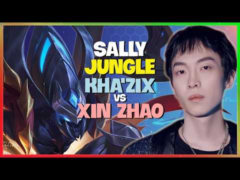 Challenger Kha'Zix : Sally is DEVASTATING the Super Server with this INSANE Jungle Build
