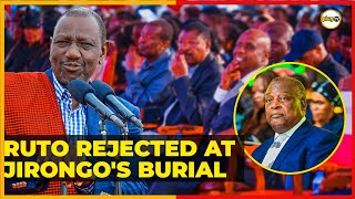 Ruto HUMILIATED at Jirongo Burial as Crowd Walks Out on Mudavadi and wetangula |Plug Tv Kenya