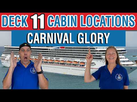 Thumbnail for Carnival Glory Cabin Deck  11 | Tall Man's Cruise Adventures