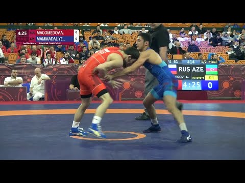 1/2 FS - 61 kg: A. MAGOMEDOV (RUS) v. A. MAMMADALIYEV (AZE)