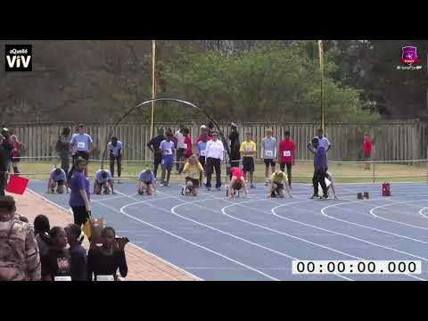 100m - Girls u15  Heat 2 - New Record