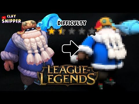 League of Legends " Snow Day Bard " Air dry clay art tutorial!