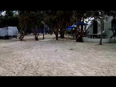 Walking Thru the Moonlight Resort on Saracen Bay Beach, Koh Rong Sanloem, Cambodia