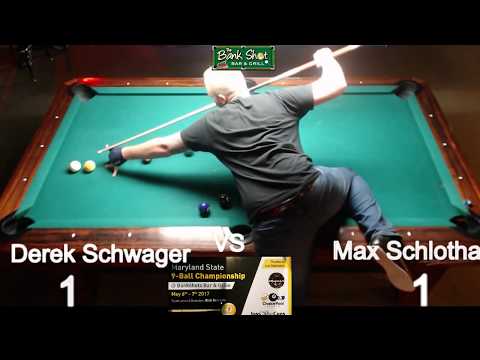 Derek Schwager Vs Max Schlothuaer - Maryland 9-ball Championship