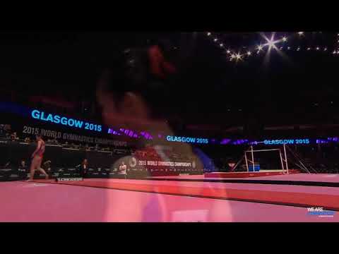 Hong un jong 🇰🇵 VAULT 2015 gymnastics world championships