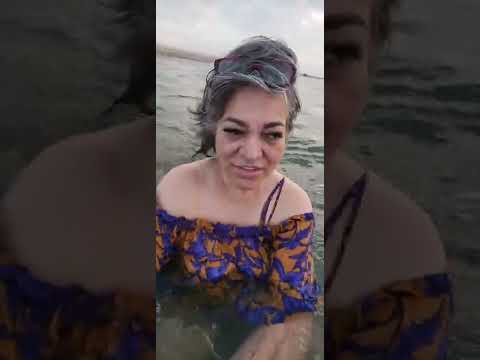 a day at the beach with my loving hubby and my alempures .. @gracebaclan11