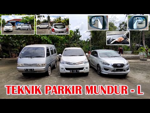 How to Reverse Park L - Quick technique for reverse parking in a row without tilting the car