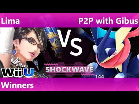 SW 144 - Lima (Bayonetta) vs P2P with Gibus (Greninja) Winners - Smash 4