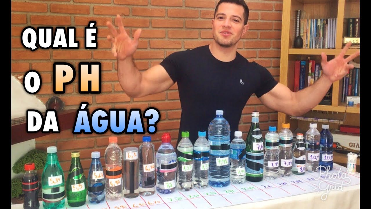 Testando o PH das Águas que você compra