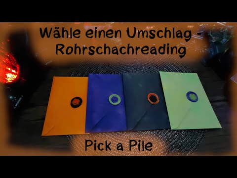 🎃👻Wähle einen Umschlag - Rohrschachreading🎃👻 Halloweek 🎃👻 Pick a Pile