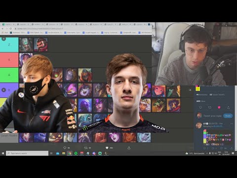 Caedrel's Opinion On LS + Nemesis' Mid Lane Tier List!!!