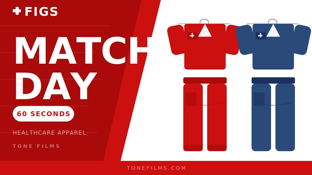FIGS healthcare apparel medical brand film by Tone Films