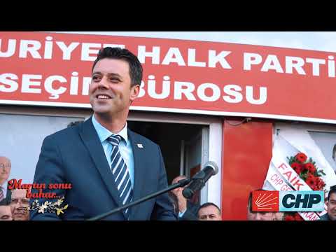 Çorlu Belediye Başkanı ve CHP Adayı Ahmet Sarıkurt Seçim Bürosu Açılışı