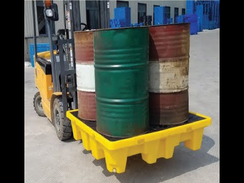 SPILLAGE CONTAINMENT PALLET With Forklift Operation