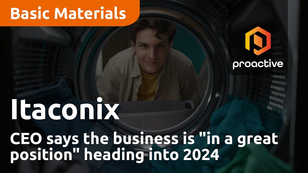 Itaconix CEO says the business is "in a great position" heading into 2024