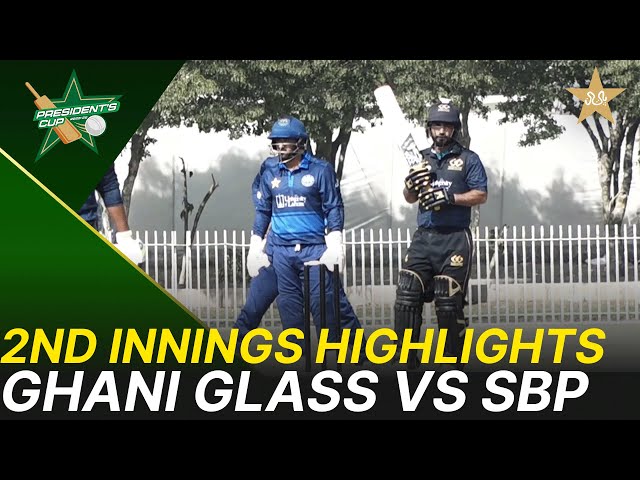2nd Innings Highlights | Ghani Glass vs SBP | President’s Cup Grade I 2025-26 | PCB | M2V1U