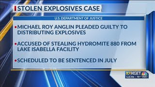 Michael Roy Anglin pleads guilty to distributing explosives
