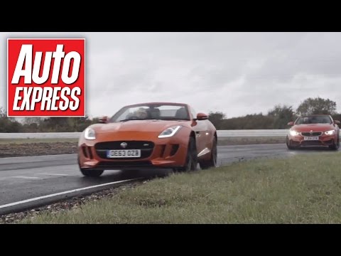 BMW M4 vs Jaguar F-Type Drift Off teaser