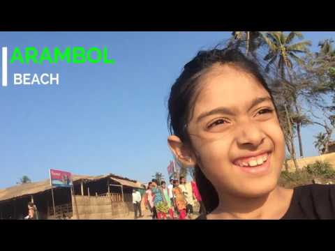 Fun with Latika in GOA Vlog #1 North Goa Beach