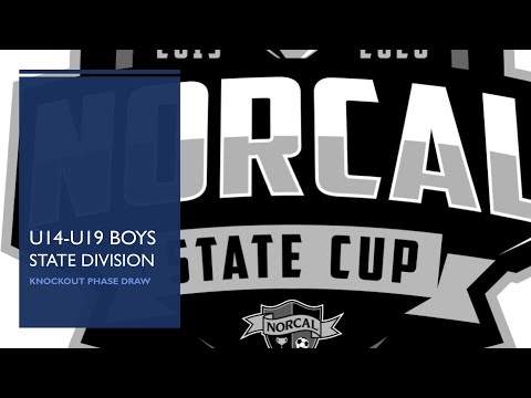 U14 U19 Boys State Cup Knockout Phase Draw: State Division