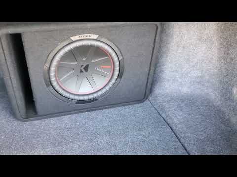 Kicker 12" Bass Upgrade 2019 Honda Accord 48VCRW122, 46CXA800.1T, Santa Clarita Auto Sound