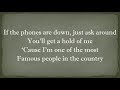 Brad Paisley - Famous People (Lyrics)