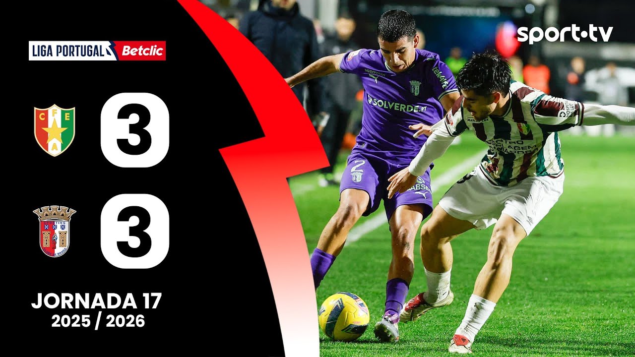 Estrela vs Braga Match Summary Season 2025/2026