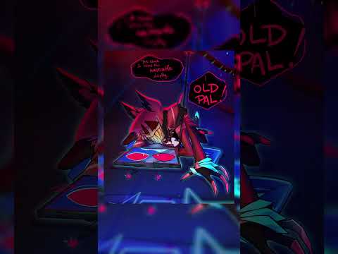 alastor tackled vox to the ground?! - hazbin hotel comic dub