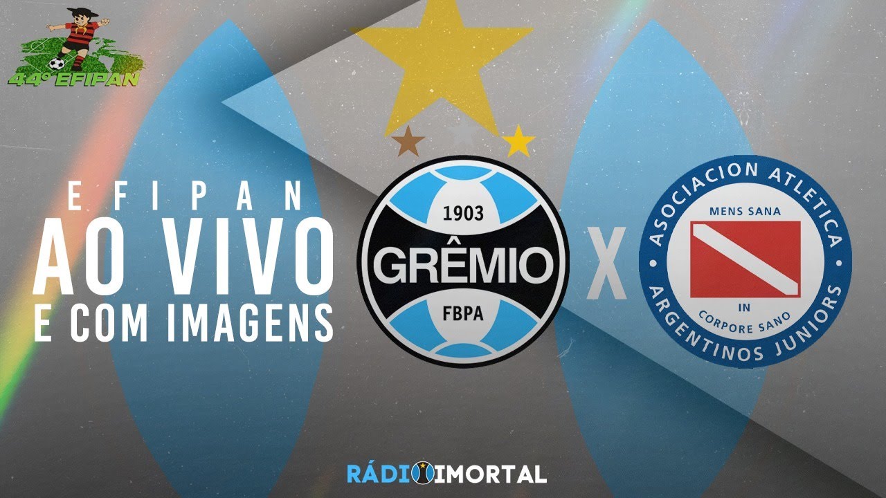AO VIVO E COM IMAGENS | GRÊMIO X ARGENTINOS JUNIORS | SEMIFINAL | EFIPAN 2025